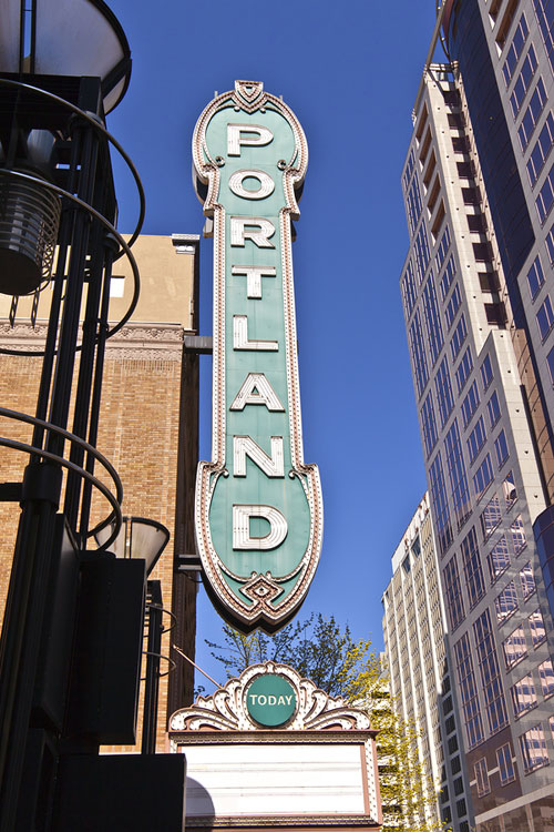 Portland Oregon Sign